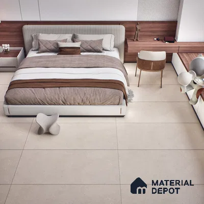 Stone Look Wall & Floor Tile TL 06642 C Fontana Sand Glit 4 ft x 2 ft Vitrified Matte Finish - 9 mm | (Random 5) | Suitable for Living Room, Bedroom, Bathroom, Kitchen, Office, Elevation & Dining (Sample)