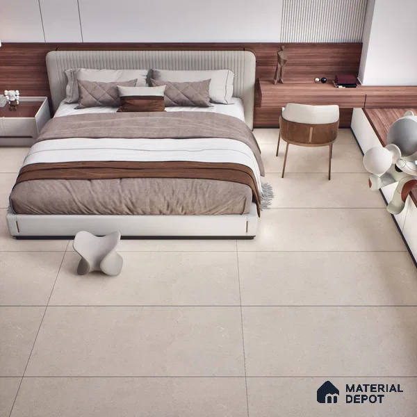 Stone Look Wall & Floor Tile TL 06642 C Fontana Sand Glit 4 ft x 2 ft Vitrified Matte Finish - 9 mm | (Random 5) | Suitable for Living Room, Bedroom, Bathroom, Kitchen, Office, Elevation & Dining (Sample)