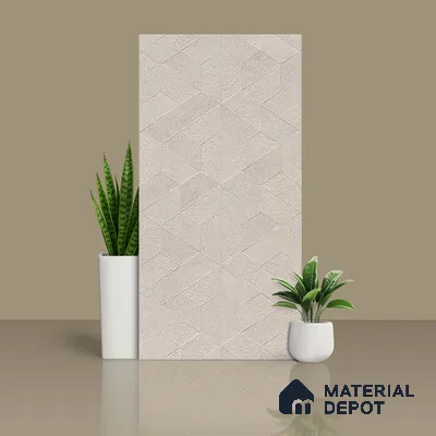 Highlighter Wall Tile TL 06642 D Fontana Sand Hexa 4 ft x 2 ft Vitrified Matte Finish - 9 mm | (Random 5) | Suitable for Living Room, Bedroom, Bathroom, Kitchen, Office, Elevation & Dining (Sample)