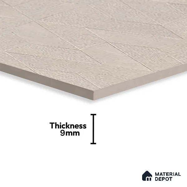 Highlighter Wall Tile TL 06642 D Fontana Sand Hexa 4 ft x 2 ft Vitrified Matte Finish - 9 mm | (Random 5) | Suitable for Living Room, Bedroom, Bathroom, Kitchen, Office, Elevation & Dining (Sample)