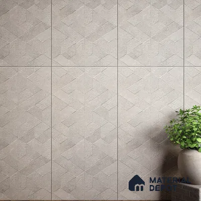 Highlighter Wall Tile TL 06642 D Fontana Sand Hexa 4 ft x 2 ft Vitrified Matte Finish - 9 mm | (Random 5) | Suitable for Living Room, Bedroom, Bathroom, Kitchen, Office, Elevation & Dining (Sample)