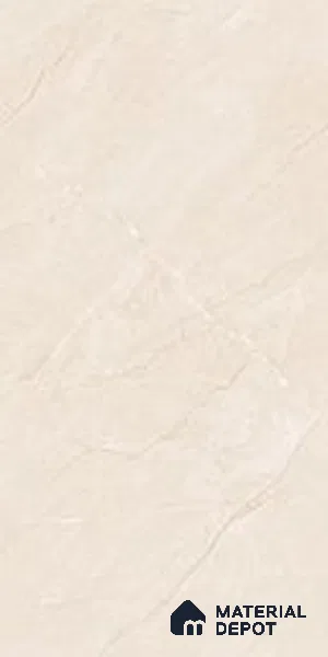 Marble Look Wall & Floor Tile TL 06636 Euri Crema Glit 4 ft x 2 ft Vitrified Matte Finish - 9 mm | (Random 4) | Suitable for Living Room, Bedroom, Bathroom, Kitchen, Office, Elevation & Dining (Sample)