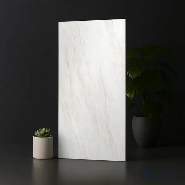 Marble Floor & Wall Tile TL 08537 | Amolite 4 ft x 2 ft Sugar Matte Finish Porcelain Tile - 9 mm | 4 Random Design | Suitable for Living Room, Bedroom, Bathroom & Kitchen