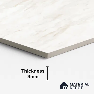 Marble Floor & Wall Tile TL 08537 | Amolite 4 ft x 2 ft Sugar Matte Finish Porcelain Tile - 9 mm | 4 Random Design | Suitable for Living Room, Bedroom, Bathroom & Kitchen