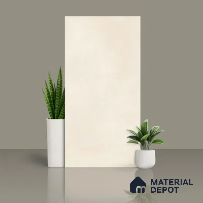 Stone Look Wall & Floor Tile TL 06615 C Terre Avorio 4 ft x 2 ft Vitrified Matte Finish - 9 mm | Random 3 | Suitable for Living Room, Bedroom, Bathroom, Kitchen, Dining (Sample)