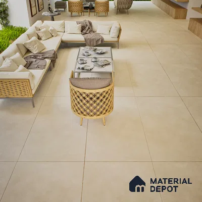 Stone Look Wall & Floor Tile TL 06615 Terre Canapa 4 ft x 2 ft Vitrified Matte Finish - 9 mm | Random 4 | Suitable for Living Room, Bedroom, Bathroom, Kitchen, Dining (Sample)