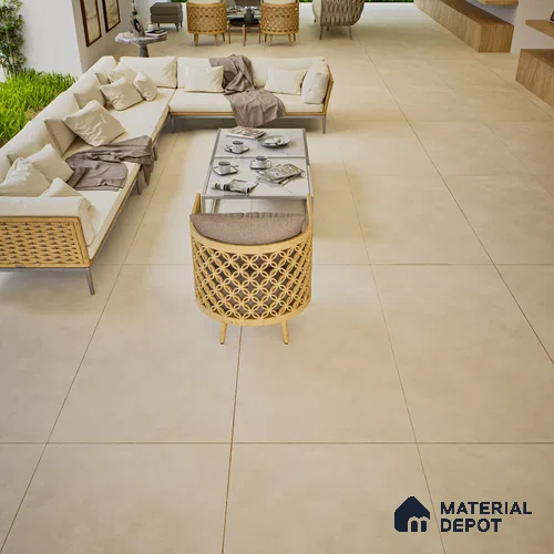 Stone Look Wall & Floor Tile TL 06615 Terre Canapa 4 ft x 2 ft Vitrified Matte Finish - 9 mm | Random 4 | Suitable for Living Room, Bedroom, Bathroom, Kitchen, Dining