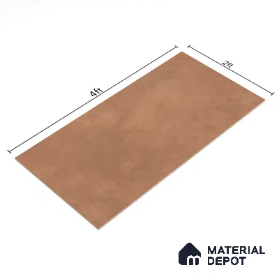 Stone Look Wall & Floor Tile TL 06615 E Terre Cotto 4 ft x 2 ft Vitrified Matte Finish - 9 mm | Random 3 | Suitable for Living Room, Bedroom, Bathroom, Kitchen, Dining (Sample)