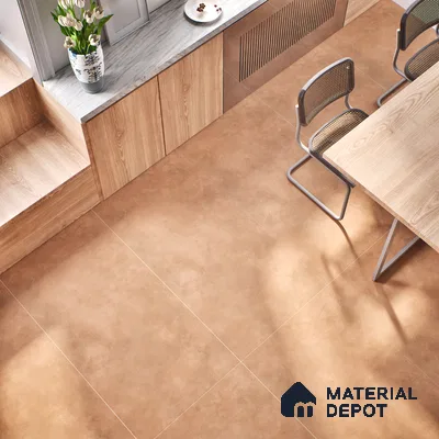 Stone Look Wall & Floor Tile TL 06615 E Terre Cotto 4 ft x 2 ft Vitrified Matte Finish - 9 mm | Random 3 | Suitable for Living Room, Bedroom, Bathroom, Kitchen, Dining (Sample)