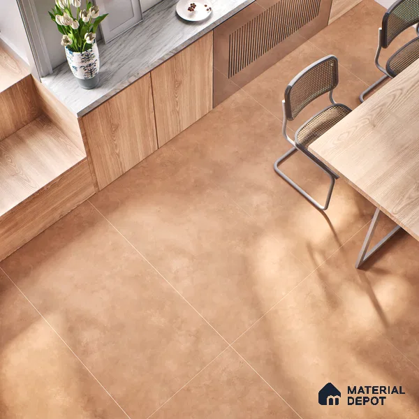 Stone Look Wall & Floor Tile TL 06615 E Terre Cotto 4 ft x 2 ft Vitrified Matte Finish - 9 mm | Random 3 | Suitable for Living Room, Bedroom, Bathroom, Kitchen, Dining (Sample)