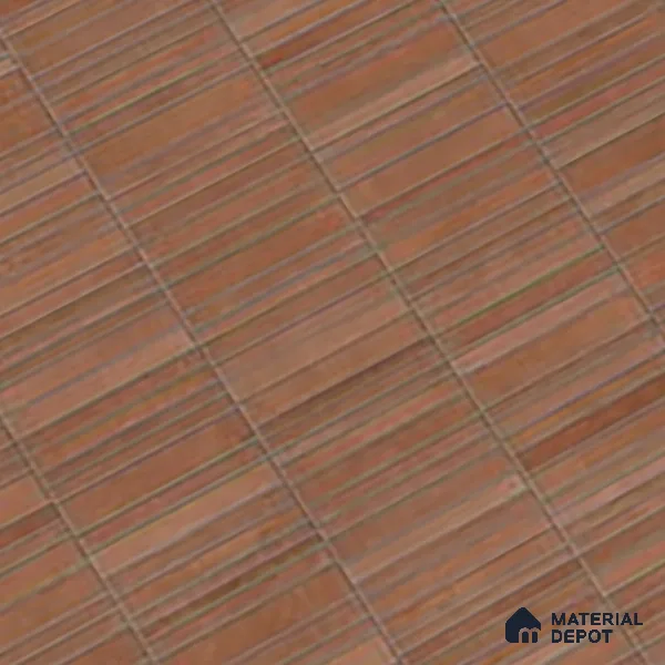 Stacked Stone Wall Tile TL 06615 F Terre Cotto Decor 4 ft x 2 ft Vitrified Matte Finish - 9 mm | | Suitable for Living Room, Bedroom, Bathroom, Kitchen, Dining