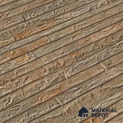 Stone Wall Tile TL 06585 B Lims Azul 2 ft x 1 ft Ceramic Matte Finish - 9 mm | Suitable for Courtyard, Stair Lobby Wall, Balcony, Elevation (Sample)