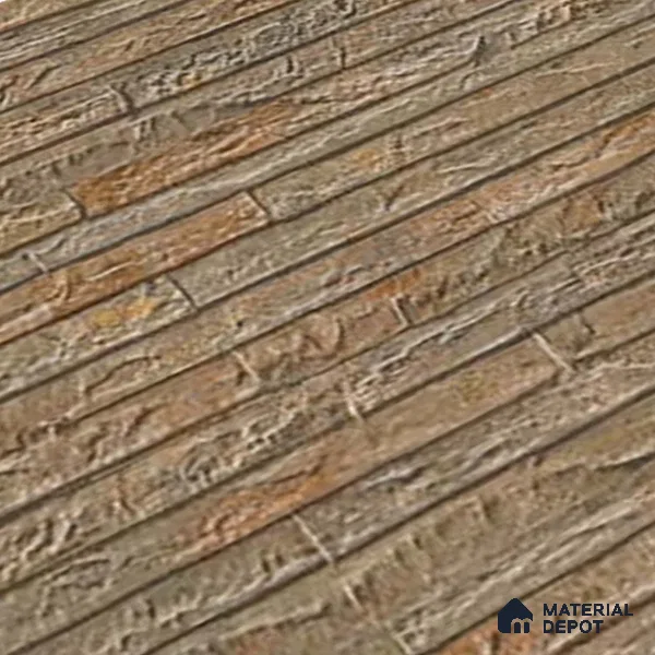 Stone Wall Tile TL 06585 B Lims Azul 2 ft x 1 ft Ceramic Matte Finish - 9 mm | Suitable for Courtyard, Stair Lobby Wall, Balcony, Elevation (Sample)