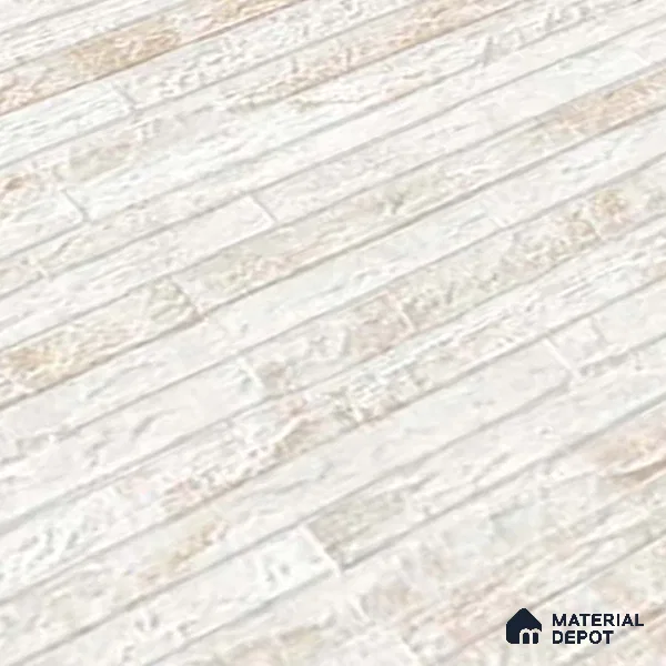 Stone Wall Tile TL 06585 Lims Crema 2 ft x 1 ft Ceramic Matte Finish - 9 mm | Suitable for Courtyard, Foyer, Balcony, Elevation