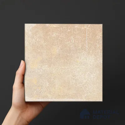 Subway Wall Tile TL 06434 D Coastal Paris Crema Base 8 x 8 inch Ceramic Matte Finish - 10 mm | 22 Random Design | Suitable for Accent / Feature Walls, Bathroom, Kitchen Wall & Backsplashes (Sample)
