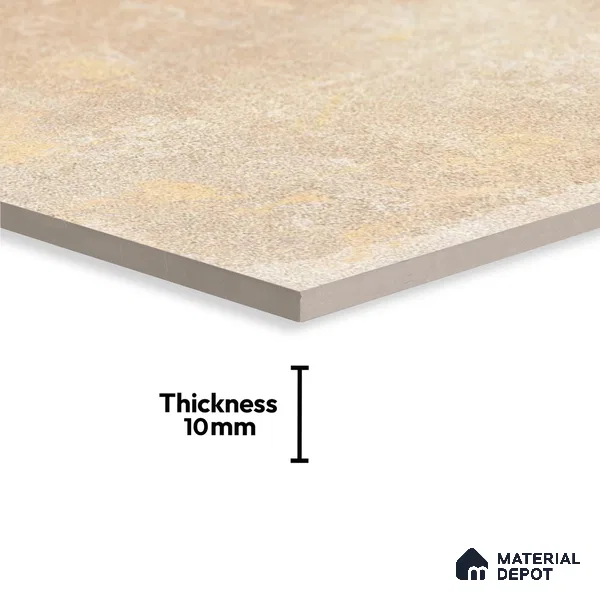 Subway Wall Tile TL 06434 D Coastal Paris Crema Base 8 x 8 inch Ceramic Matte Finish - 10 mm | 22 Random Design | Suitable for Accent / Feature Walls, Bathroom, Kitchen Wall & Backsplashes (Sample)