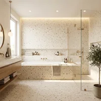 Cream Terrazzo Tiles
