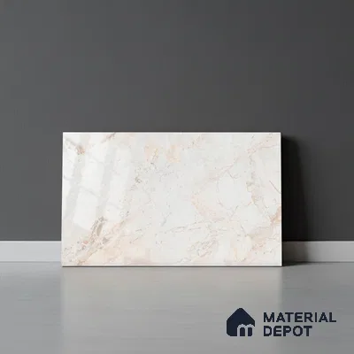 TL 01922 A Creamy Butter Light 18 x 12 inch Glossy Finish Ceramic Wall Tile - 6 mm