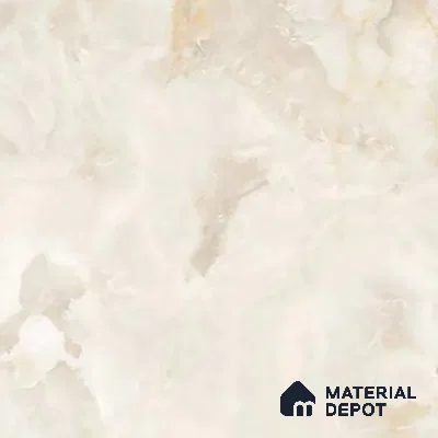 Marble Floor & Wall Tile TL 00690 Creamy Marble Glossy Finish 4 ft x 2 ft Vitrified Tile - 9 mm | Suitable For living Room, Bedroom, Bathroom | Random Designs