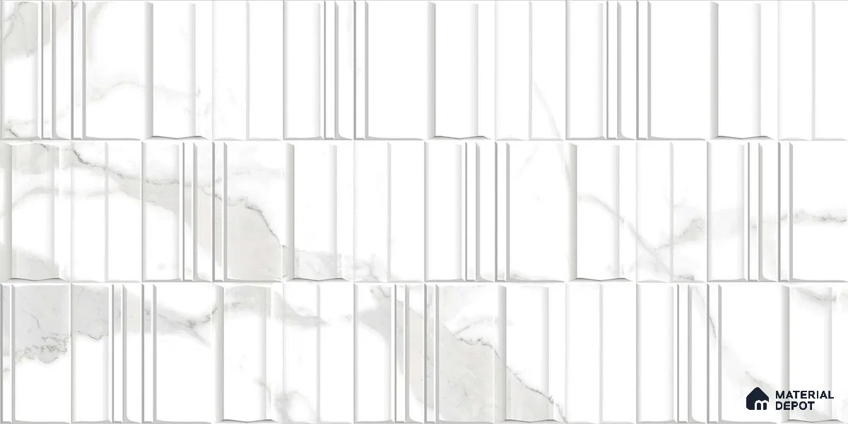 TL 01520 B Beldecor Satvario Decor 600 x 300 mm Ceramic Wall Tile - 8 mm (Sample)