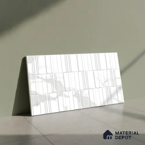 TL 01520 B Beldecor Satvario Decor 600 x 300 mm Ceramic Wall Tile - 8 mm