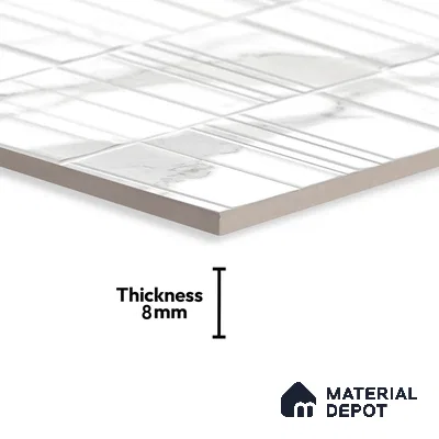 TL 01520 B Beldecor Satvario Decor 600 x 300 mm Ceramic Wall Tile - 8 mm (Sample)