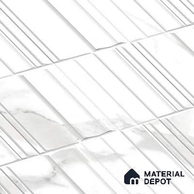 TL 01520 B Beldecor Satvario Decor 600 x 300 mm Ceramic Wall Tile - 8 mm (Sample)