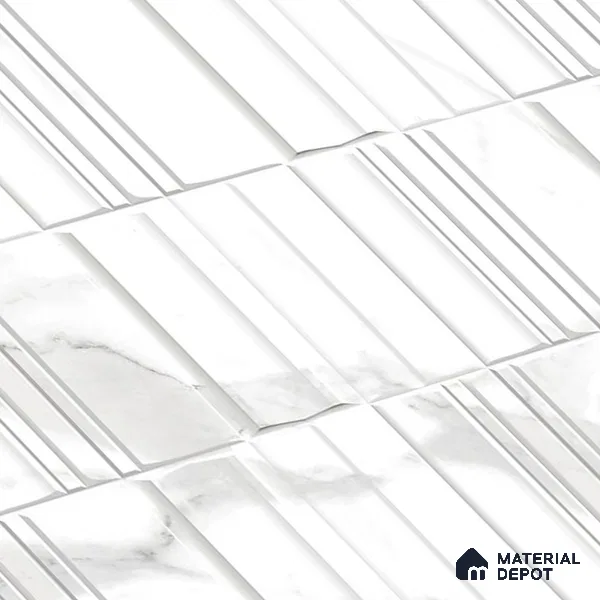 TL 01520 B Beldecor Satvario Decor 600 x 300 mm Ceramic Wall Tile - 8 mm (Sample)