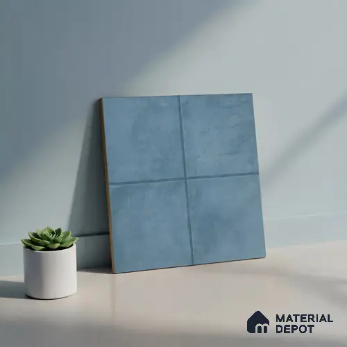Rustic Wall & Floor Tile TL 01534 A Tripoli Blue 300 x 300 mm Ceramic Anti Skid Matte Finish Bathroom Tile - 8 mm