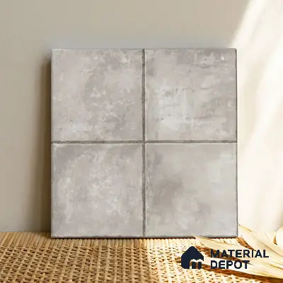 TL 01536 Tripoli Smoke 300 x 300 mm Ceramic Anti Skid Matte Finish Bathroom Floor Tile - 8 mm