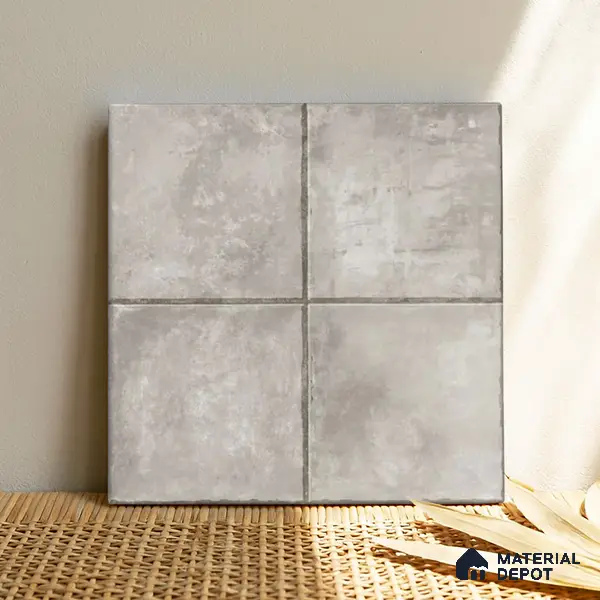 TL 01536 Tripoli Smoke 300 x 300 mm Ceramic Anti Skid Matte Finish Bathroom Floor Tile - 8 mm