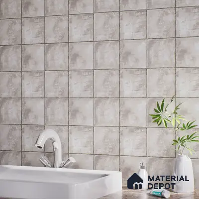 TL 01536 Tripoli Smoke 300 x 300 mm Ceramic Anti Skid Matte Finish Bathroom Floor Tile - 8 mm