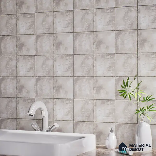 TL 01536 Tripoli Smoke 300 x 300 mm Ceramic Anti Skid Matte Finish Bathroom Floor Tile - 8 mm