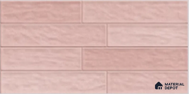TL 01537 B Wezen Rose Highlighter 600 x 300 mm Matte Finish Ceramic Wall Tile - 8 mm (Sample)