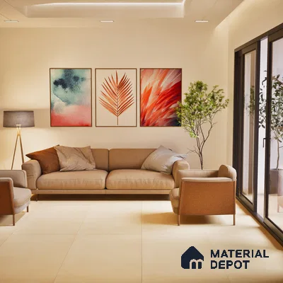 TL 05623 B Orange Vartus 1200x600 mm Matte Finish Floor & Wall Tile - 9 mm