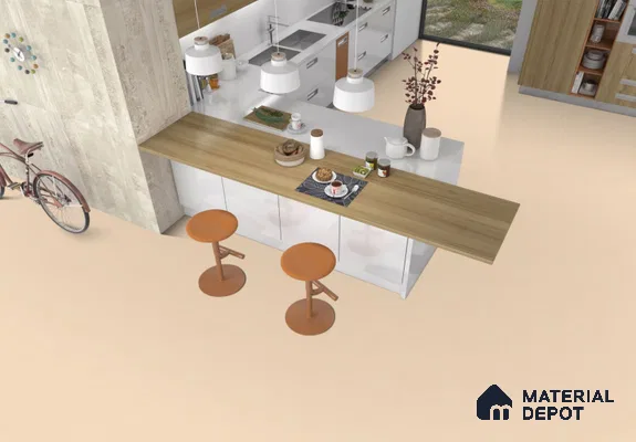 TL 00567 Crema 2 ft x 2 ft Matte Finish Digital Porcelain Floor & Wall Tile - 9.5 mm