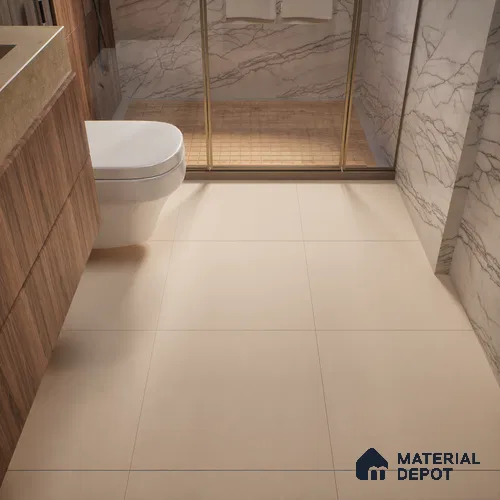TL 00567 Crema 2 ft x 2 ft Matte Finish Digital Porcelain Floor & Wall Tile - 9.5 mm