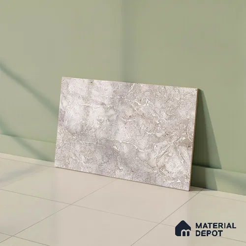 TL 01899 C Stone Grey Dark 18 x 12 inch Glossy Finish Ceramic Wall Tile - 6 mm