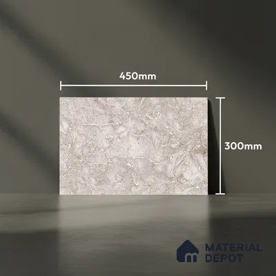 TL 01899 C Stone Grey Dark 18 x 12 inch Glossy Finish Ceramic Wall Tile - 6 mm