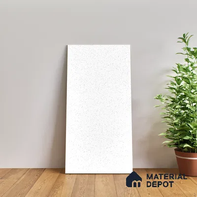 Terrazzo Full Body Floor & Wall Tile | TL 01043 Cresto Bianco | 4 ft x 2 ft Matte Finish Tile - 9 mm | Suitable For Living Room, Bedroom, Kitchen (Sample)