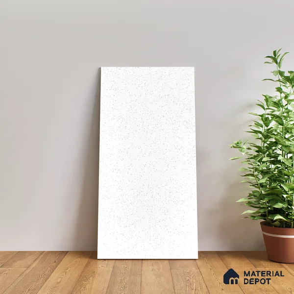 Terrazzo Full Body Floor & Wall Tile | TL 01043 Cresto Bianco | 4 ft x 2 ft Matte Finish Tile - 9 mm | Suitable For Living Room, Bedroom, Kitchen (Sample)