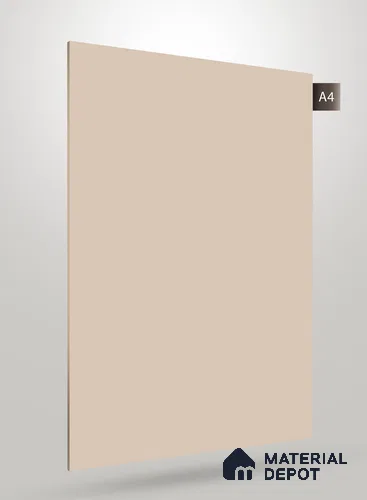 Beige Textured Solid Look CRYSTAL 1137 8 ft x 4 ft Texture Finish Decorative Laminate - 1.25 mm | Suitable for TV Unit, Wardrobe, Kitchen Cabinets