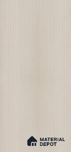 Light Beige Fluted Solid Color Crystal Z+ AM 1129 8 ft x 4 ft Texture Finish Decorative Laminate - 1.25 mm | Suitable for TV Unit,Wardrobe, Kitchen Cabinets