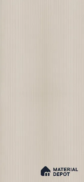 Light Beige Fluted Solid Color Crystal Z+ AM 1129 8 ft x 4 ft Texture Finish Decorative Laminate - 1.25 mm | Suitable for TV Unit,Wardrobe, Kitchen Cabinets