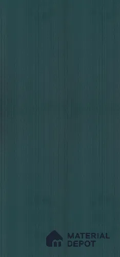 Deep Teal Green Fluted Solid Color Crystal Z+ AM 1175 8 ft x 4 ft Texture Finish Decorative Laminate - 1.25 mm | Suitable for TV Unit,Wardrobe, Kitchen Cabinets