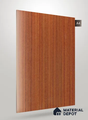 Wooden Fluted Crystal Z + PP 1286 8 ft x 4 ft High Gloss Finish Decorative Laminate - 1.25 mm | Suitable for TV Unit,Wardrobe, Kitchen Cabinets