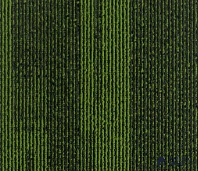 CT 00094 C Belle 07 Leafy Green Belle Series 1000x250 mm | Non Woven | 100 % Solution Dyed Olefin | 600 GSM | 1/2 Gauge | Eco Backing Carpet Tile
