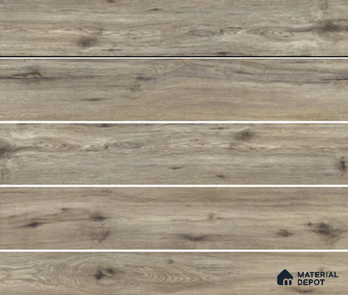 TL 02286 Wooden Series 1200 x 200 mm Non Rectified Original Mould Tile Plank (5 Random Pcs) | 2-3 mm Spacer is Mandatory