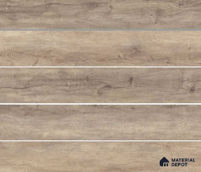 TL 02295 Wooden Series 1200 x 200 mm Non Rectified Original Mould Tile Plank (5 Random Pcs) | 2-3 mm Spacer is Mandatory (Sample)