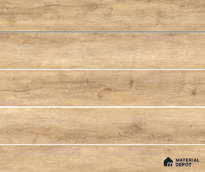 TL 02299 Wooden Series 1200 x 200 mm Non Rectified Original Mould Tile Plank (5 Random Pcs) | 2-3 mm Spacer is Mandatory (Sample)
